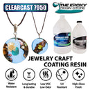 Clearcast 7050 - Crystal Clear UV Epoxy Resin non-yellow 2 Part Kit