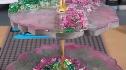 Let’s make a 3-tier serving tray out of epoxy resin!