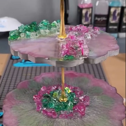 Let’s make a 3-tier serving tray out of epoxy resin!