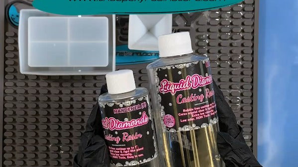 How to create Small Epoxy Castings with Fewer Bubbles using Liquid Diamonds