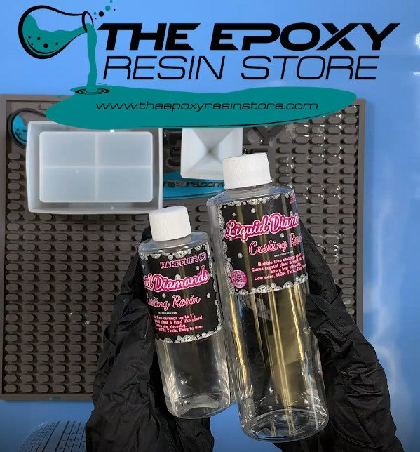 How to create Small Epoxy Castings with Fewer Bubbles using Liquid Diamonds