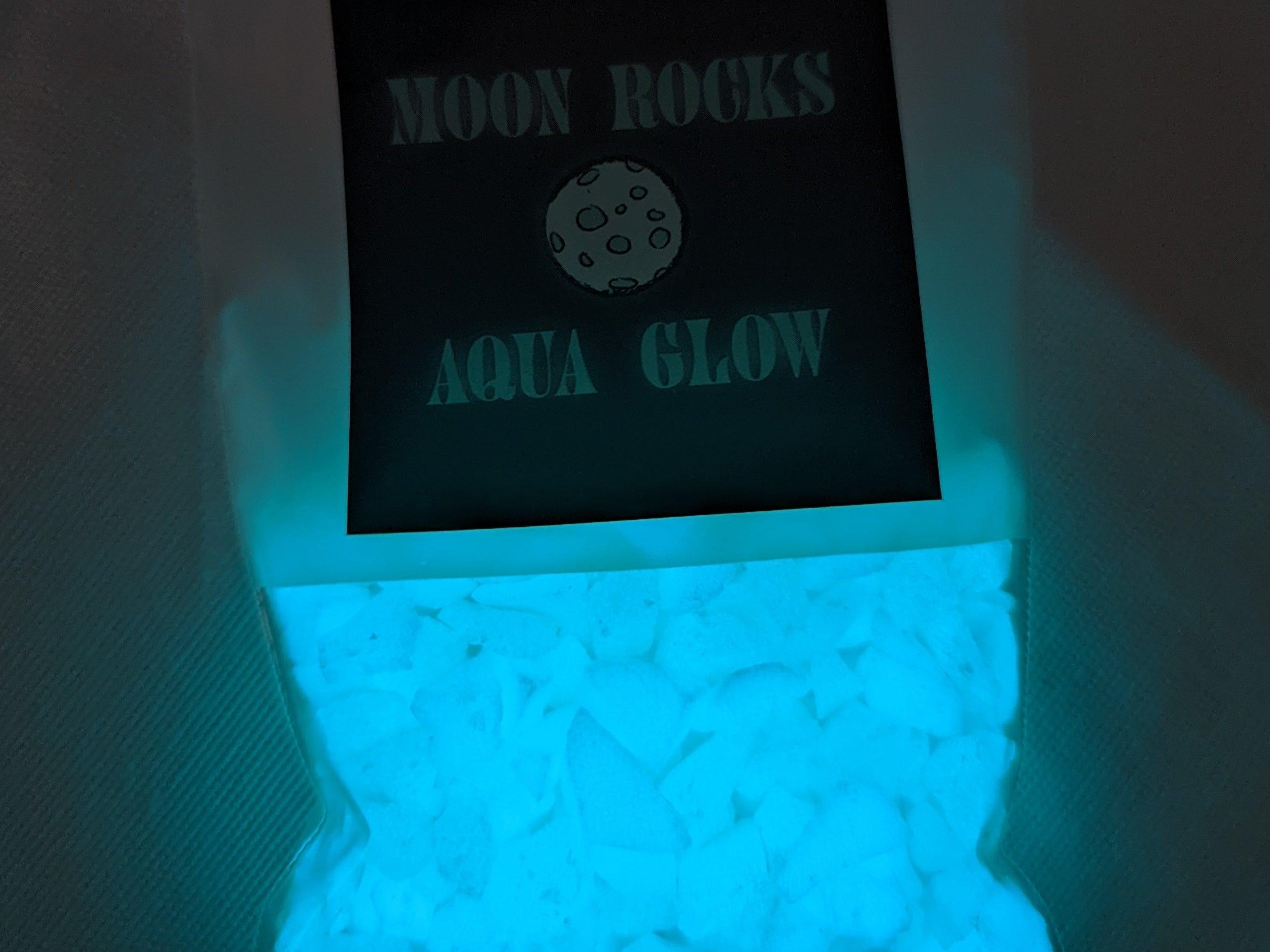 moon rocks glow in the dark epoxy rock