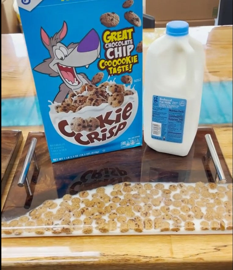 Creating a custom charcuterie board here! or Cereal tray 😆