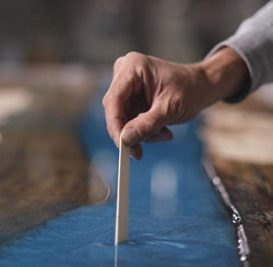How to complete a river table - full instructions here