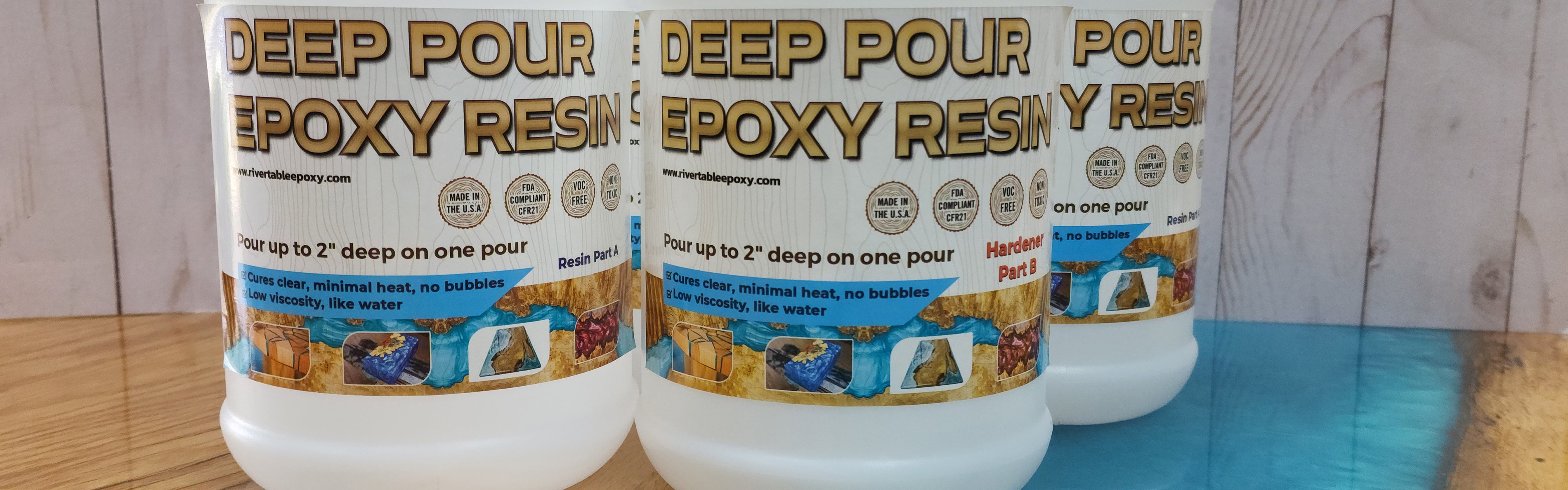 River Table Epoxy - Deep Pour Epoxy Resin