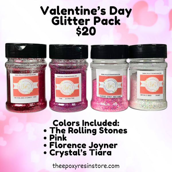 Valentine's Day Glitter Pack - The Epoxy Resin Store Glitter #