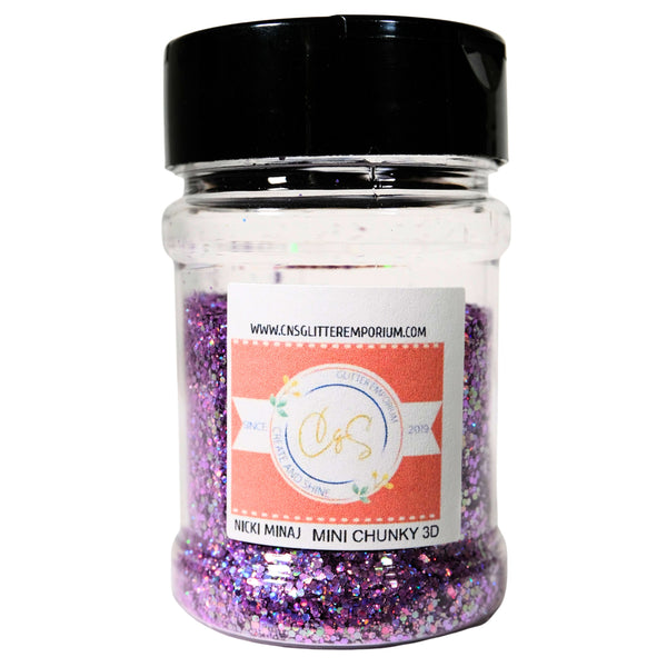 Nicki Minaj - C&S Glitter Emporium - Mini Chunky 3D - The Epoxy Resin Store Glitter #