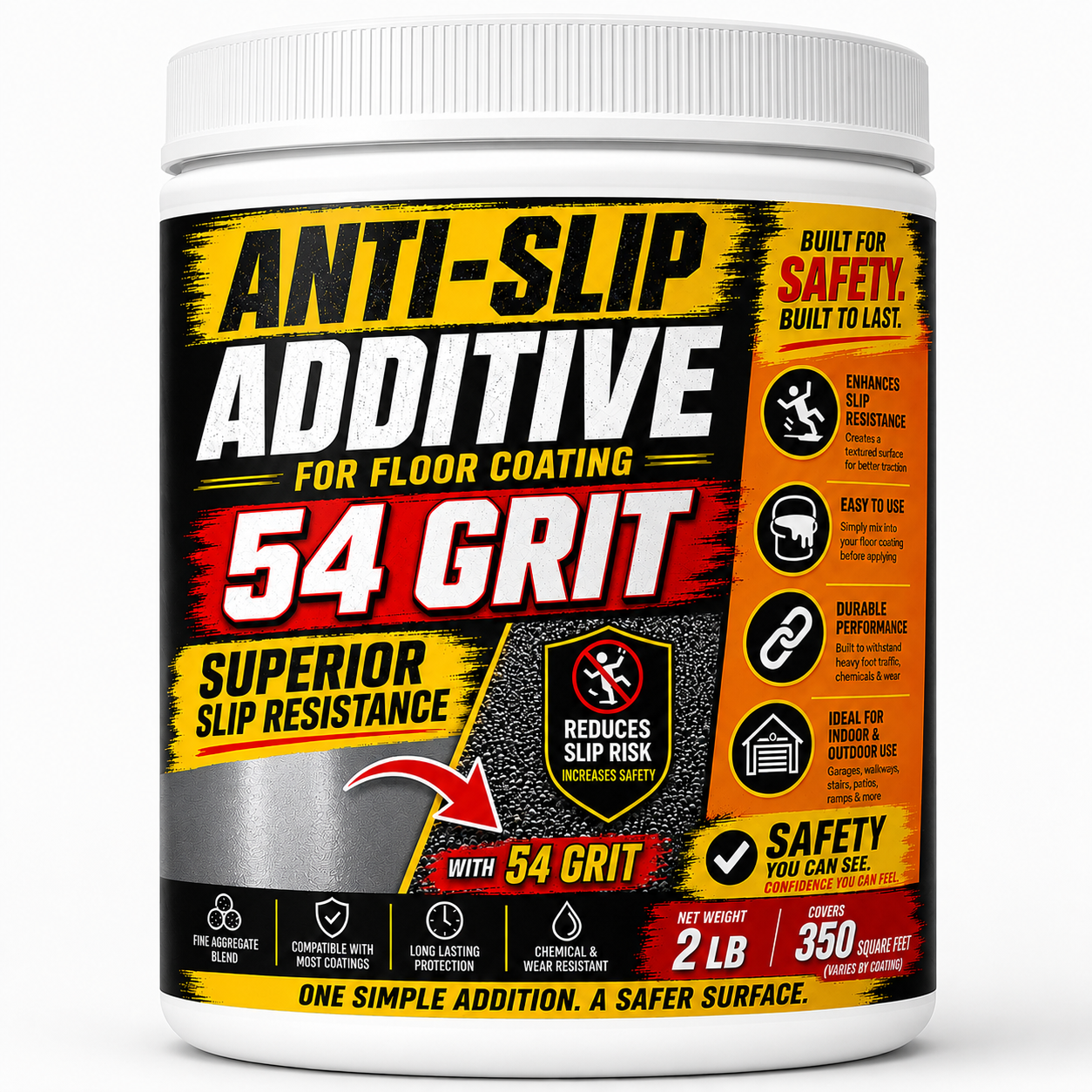 Non-Slip Additive for Epoxy Floors | Anti-Slip for Garage, Commercial & Industrial Coatings