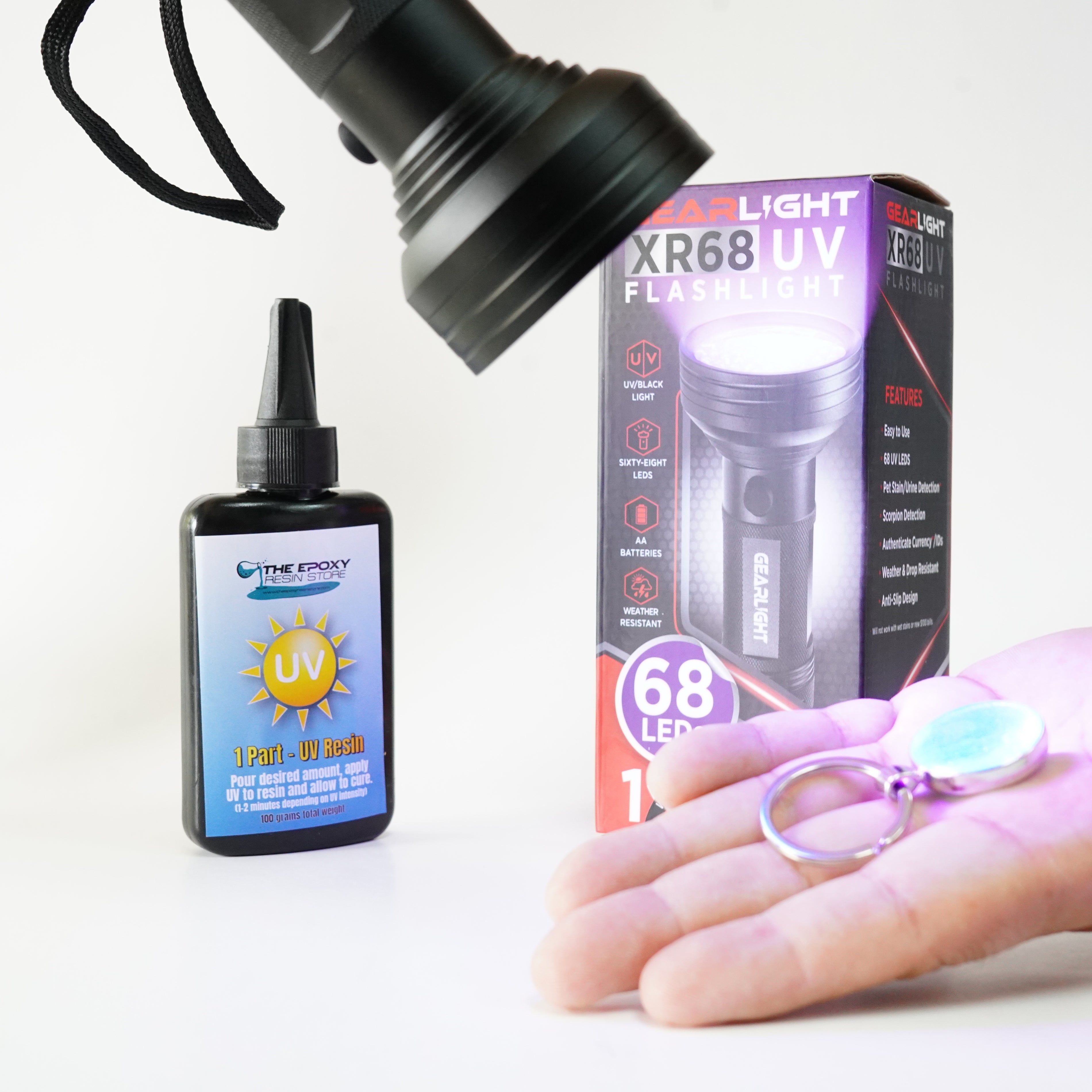 UV-Cured Resin | 1-Component, Fast-Curing, Crystal-Clear Finish - No mixing