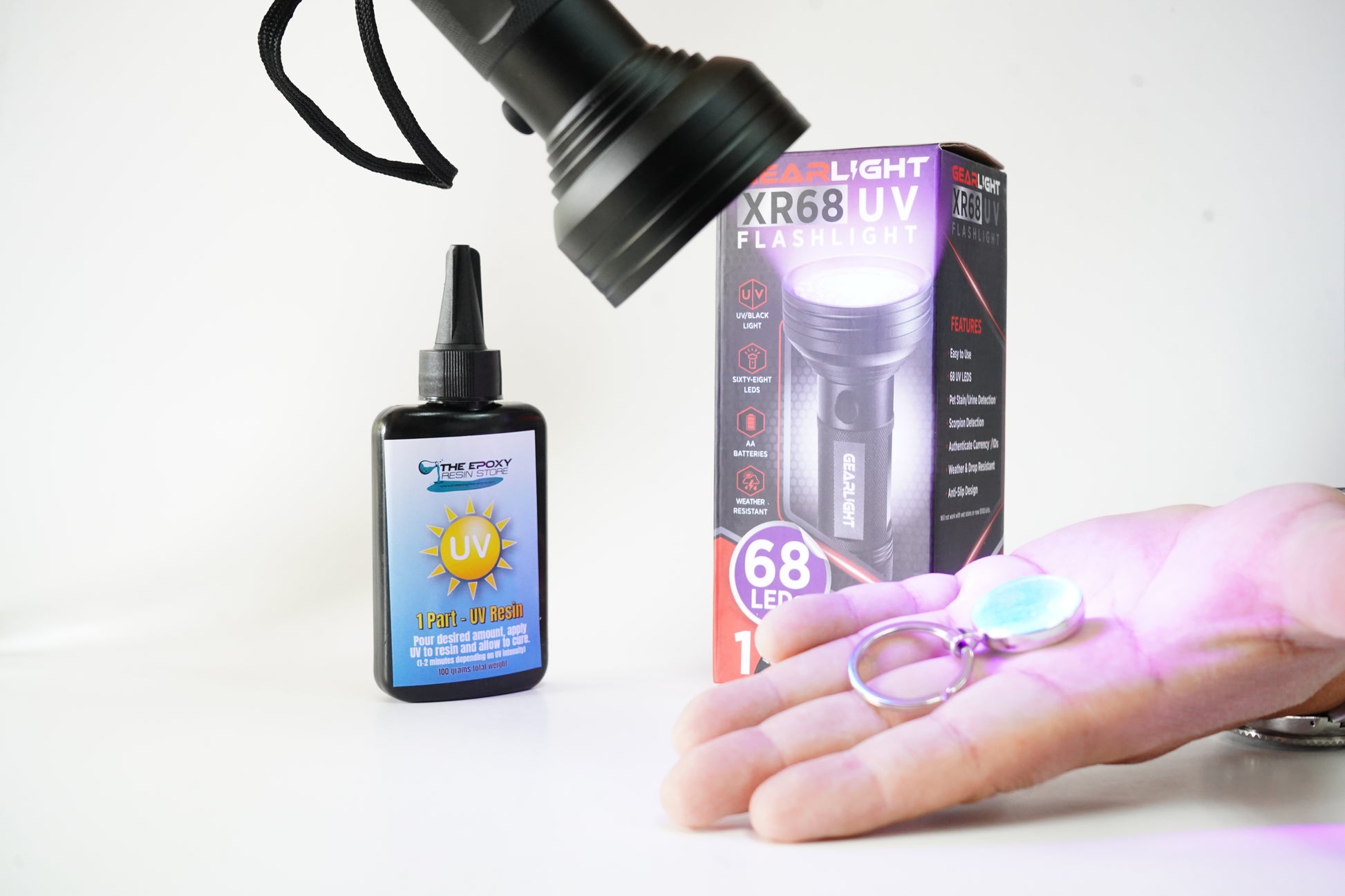 UV-Cured Resin | 1-Component, Fast-Curing, Crystal-Clear Finish - No mixing
