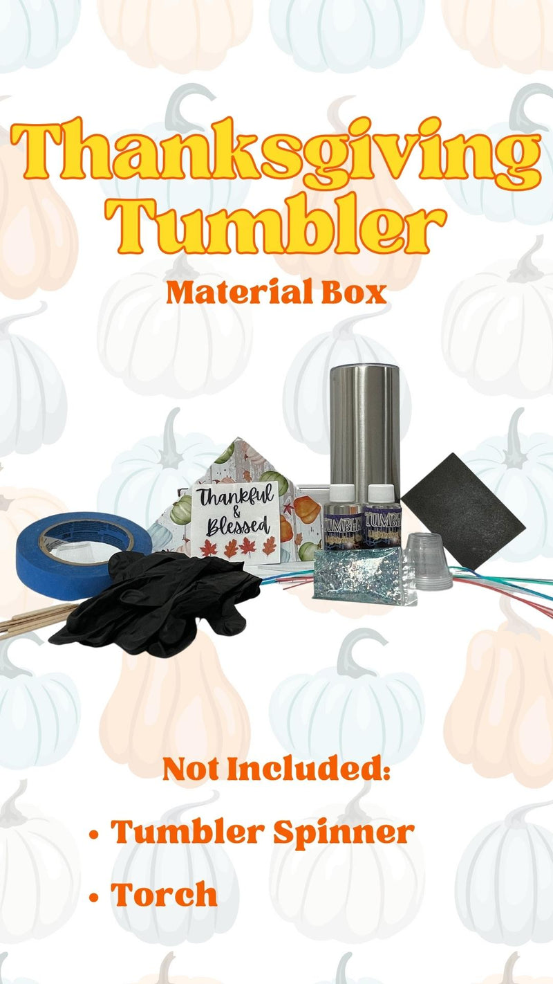 Thanksgiving Online Tumbler Class with Complete Home Kit **If Discount Not Auto Applied ->Use Code: ONLINEHOMEKIT