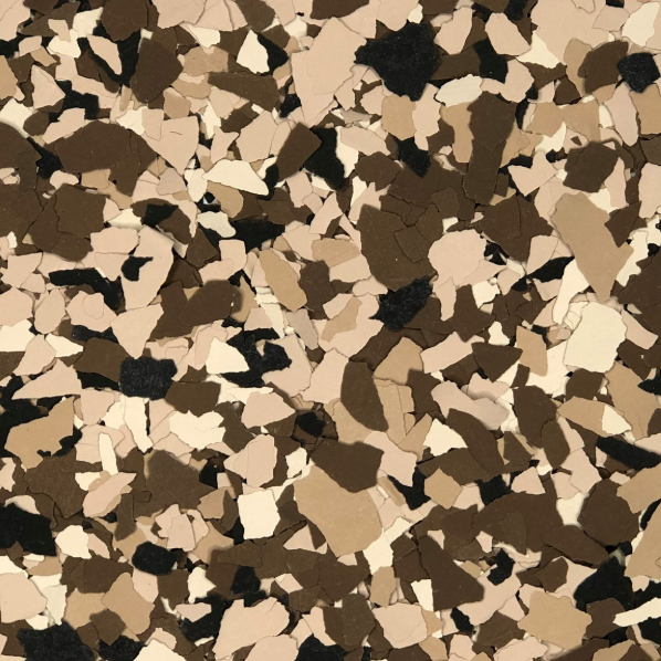 Epoxy Flake Desert Floor 1/4" Flake - 25# Box