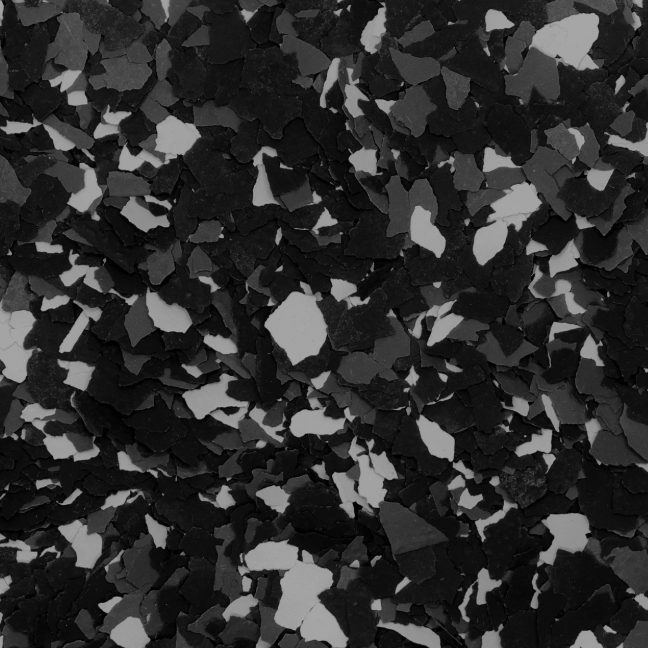 Epoxy Flake Dark Star 1/4" - 25# Box