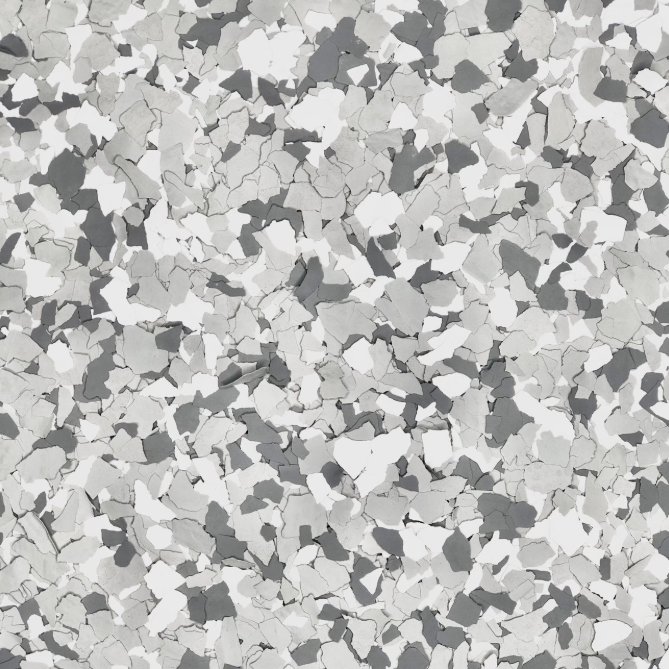 Epoxy Flake Gray Haze 1/4" Flake - 25# Box