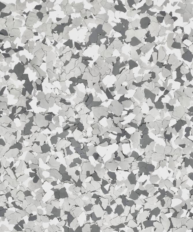 Epoxy Flake Gray Haze 1/4" Flake - 25# Box