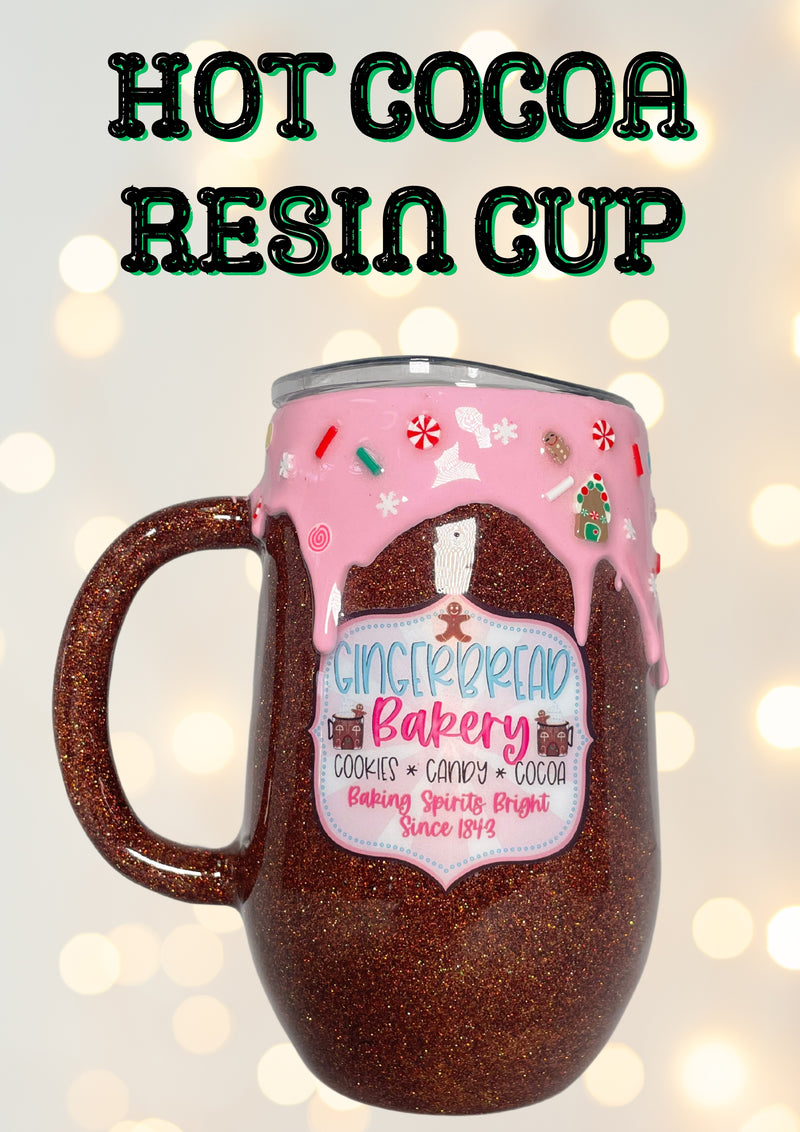 In-Person Hot Cocoa Resin Cup By Kelsey From @kelseys_korner_ December 1st at 6PM