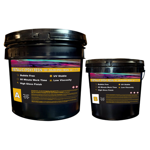 metallic epoxy resin