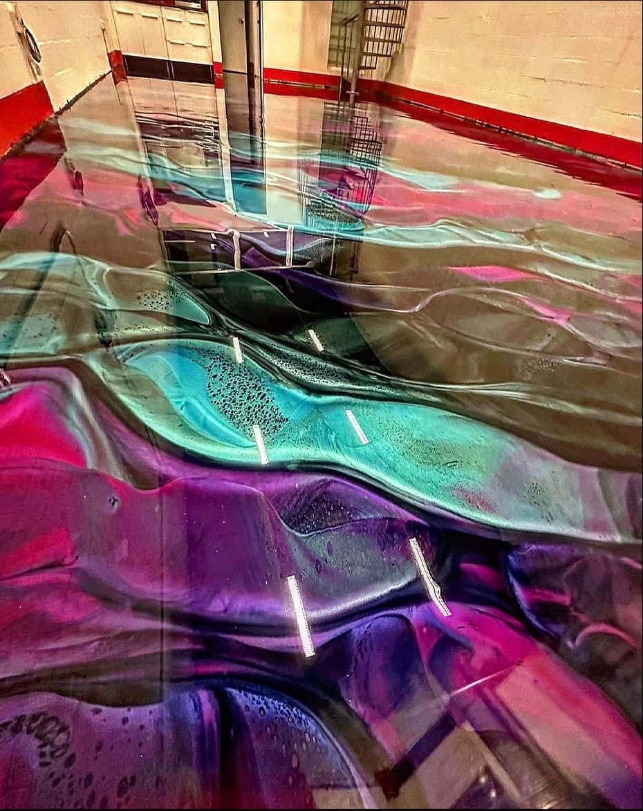 Metallic Epoxy Resin Floor Coating | 60+ Minute Work Time | Bubble-Free, High-Gloss Finish