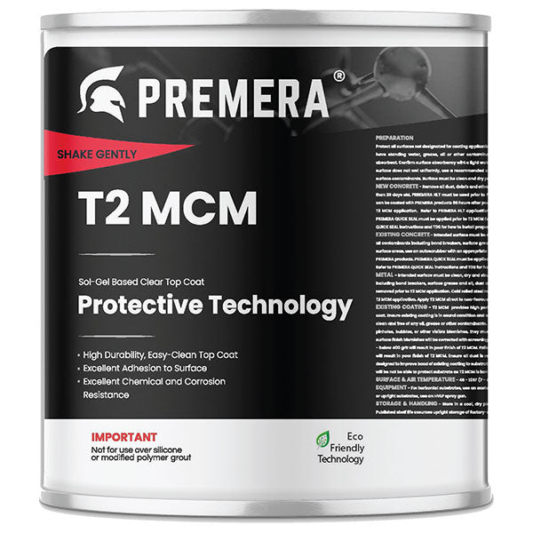 Premera T2 Top Coat  - Clear Durable Finish for Epoxy Floors NON Yellowing