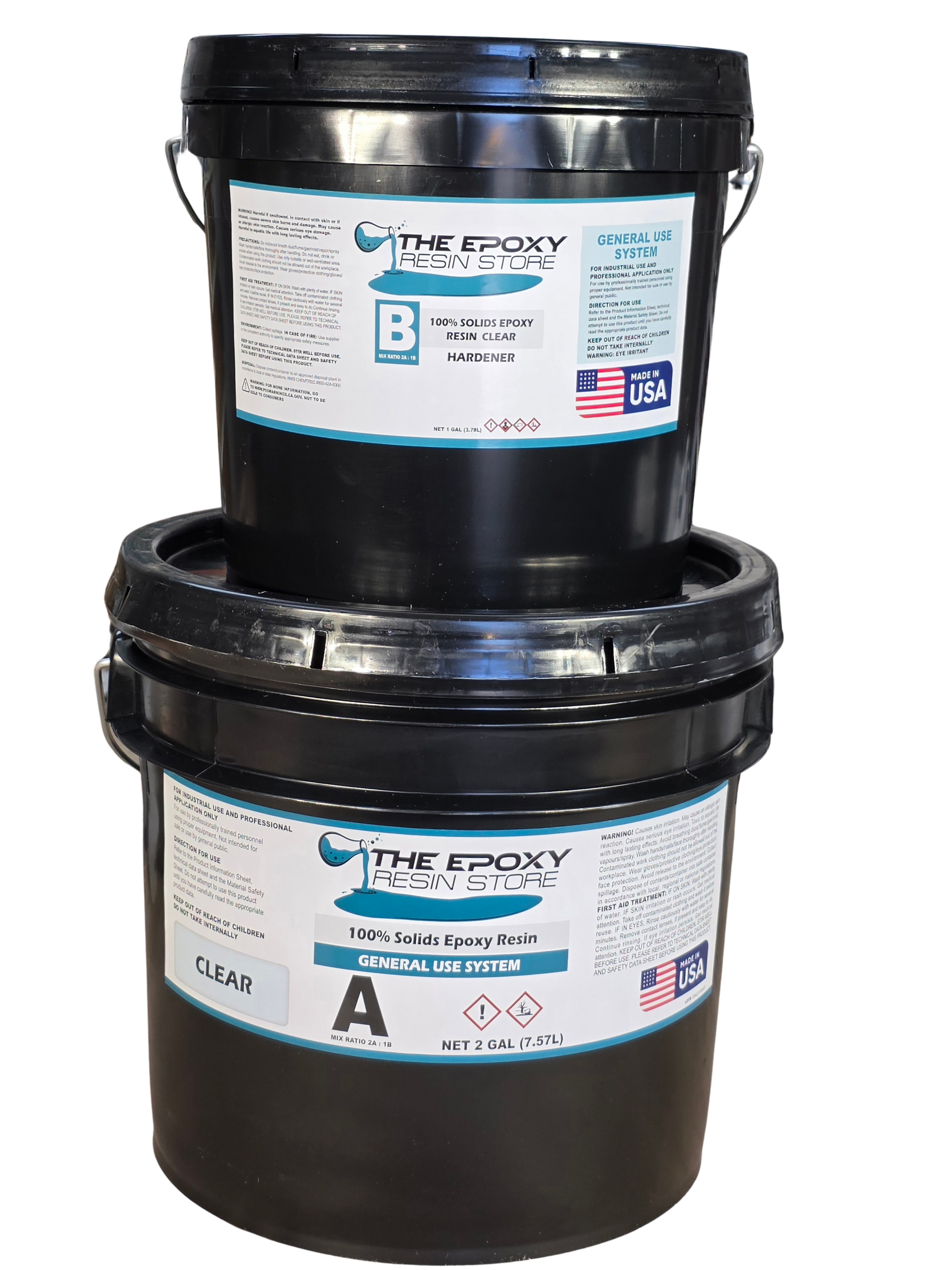 100% Solids Epoxy Resin for High-Performance Floor Coatings - CLEAR