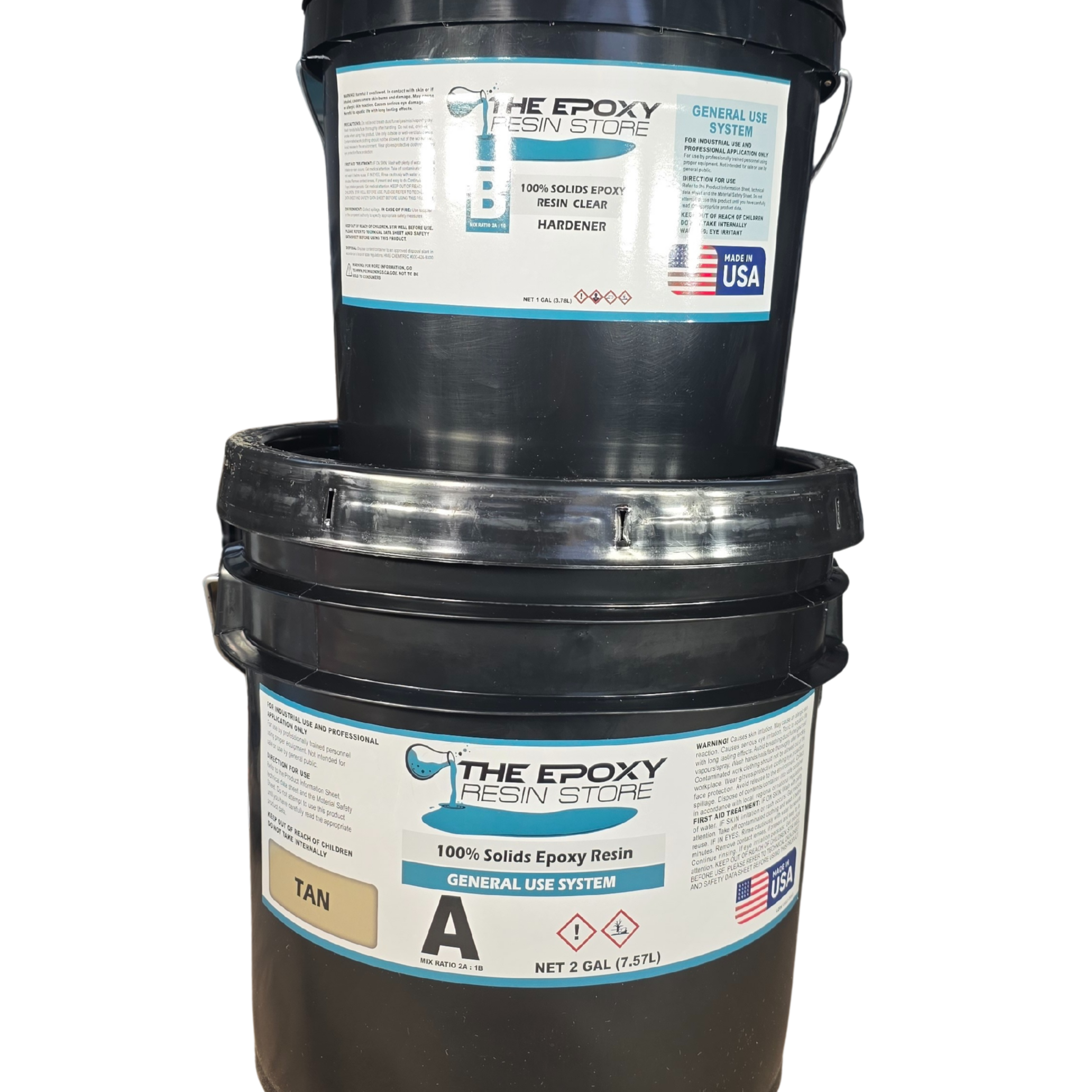 100% Solids Epoxy Resin for High-Performance Floor Coatings - Tan