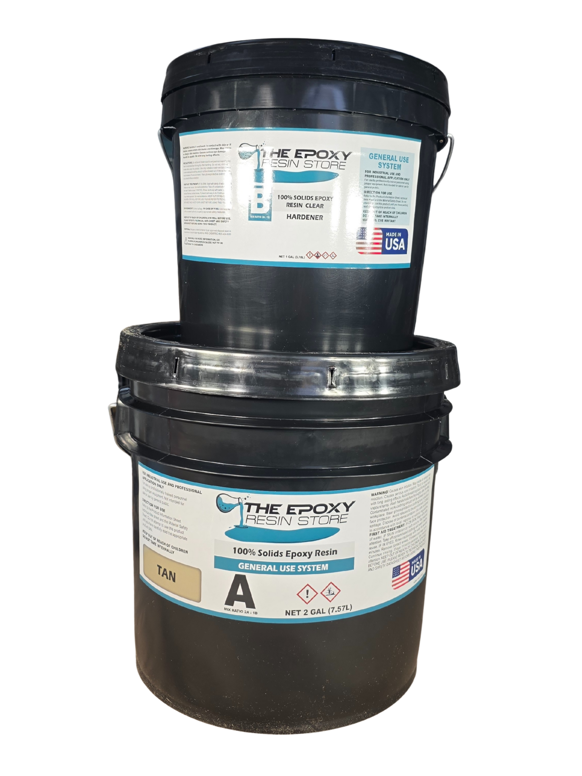100% Solids Epoxy Resin for High-Performance Floor Coatings - Tan