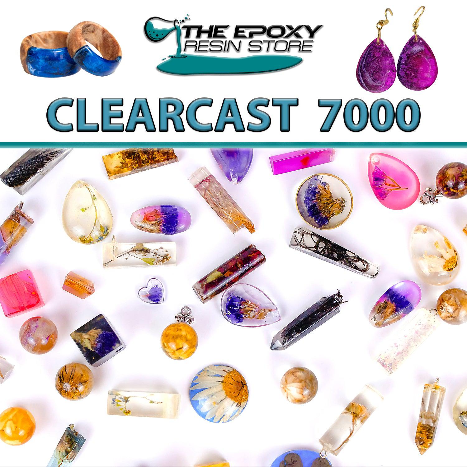 Clearcast 7000 - Crystal Clear Epoxy Resin 2 Part Kit - The Epoxy Resin Store Hardware Glue & Adhesives #