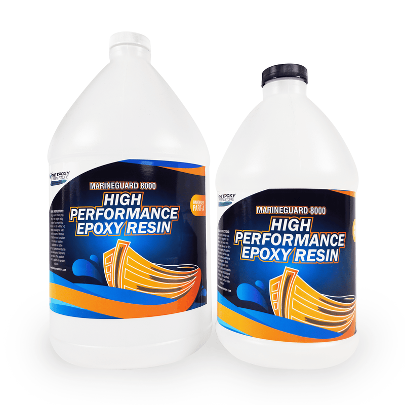 SuperClear Premium Epoxy Resin Crystal Clear for Superior Wood Tables and River Tables - 1 Gallon 2 Part Epoxy Resin Kit