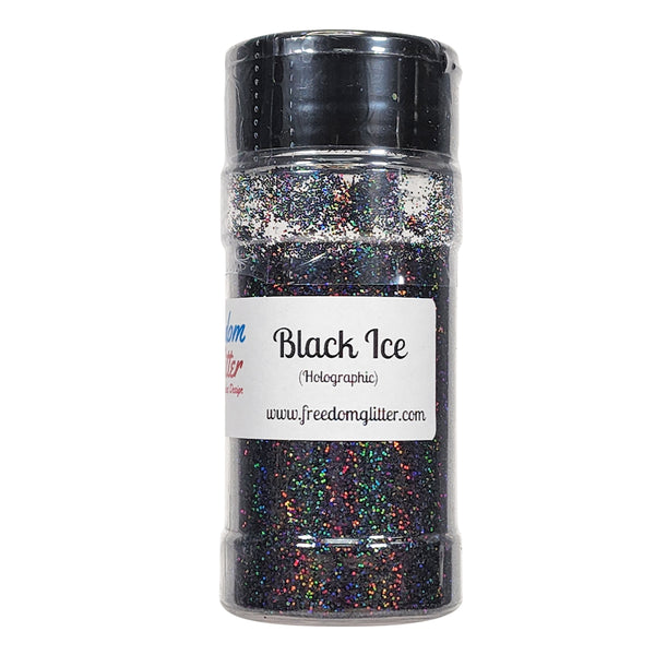 Black Ice - Professional Grade Fine Holographic Glitter - The Epoxy Resin Store  #