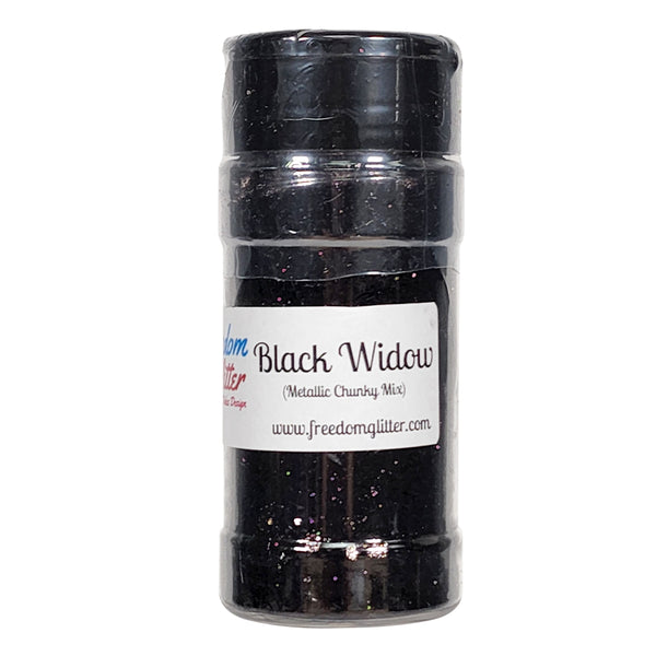 Black Widow - Professional Grade Chunky Metallic Glitter - The Epoxy Resin Store  #