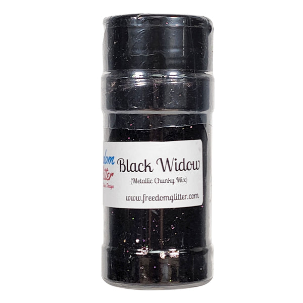 Black Widow - Professional Grade Chunky Metallic Glitter