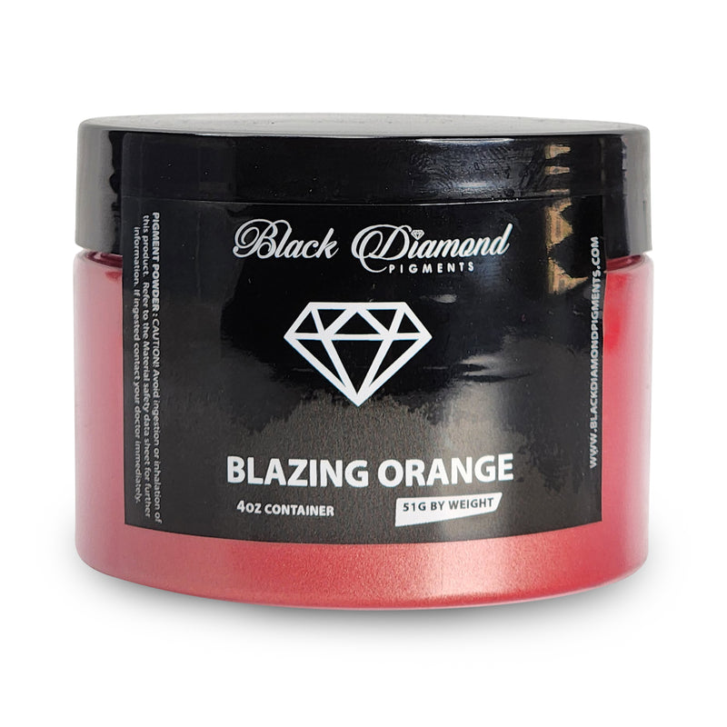 Blazing Orange - Professional grade mica powder pigment