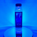 Jazzy Glass Hard Color Coated Glass Blue Lightning Glow