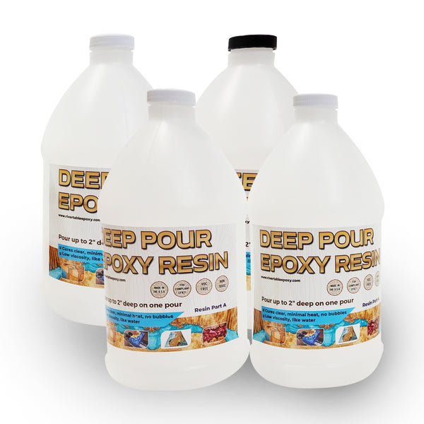 Deep Pour Casting Epoxy Resin for River Tables | Clear, Glossy Finish | 3 to 1 Ratio - The Epoxy Resin Store Hardware Glue & Adhesives #