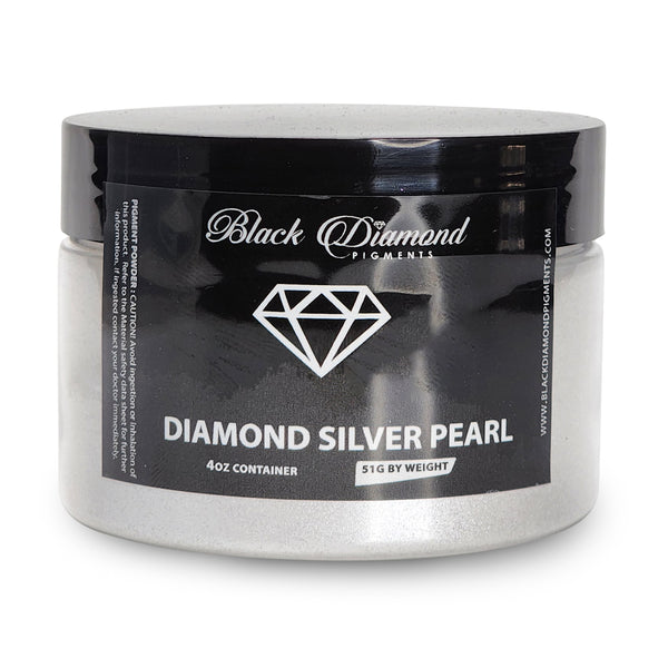Diamond Silver Pearl - Professional grade mica powder pigment