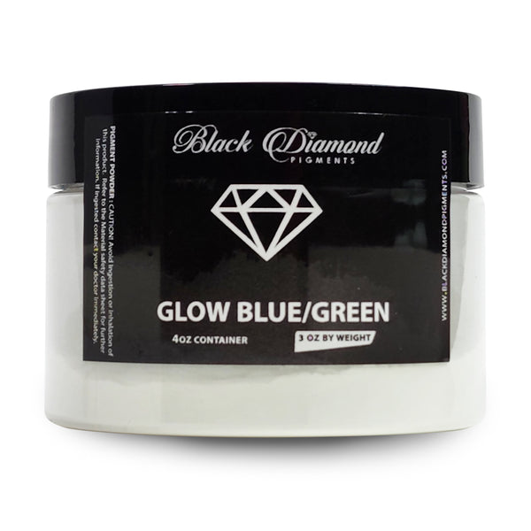 Glow Blue/Green - Professional grade glow powder pigment - The Epoxy Resin Store Embossing Powder #