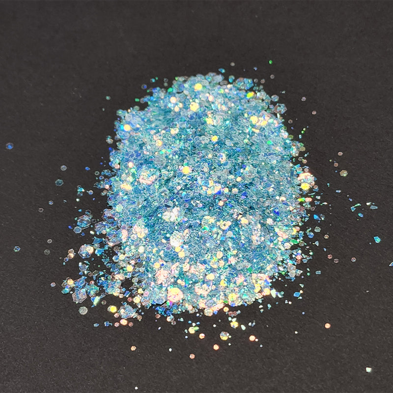 Athena Blue :Chunky Biodegradable Translucent Glitter (bulk)