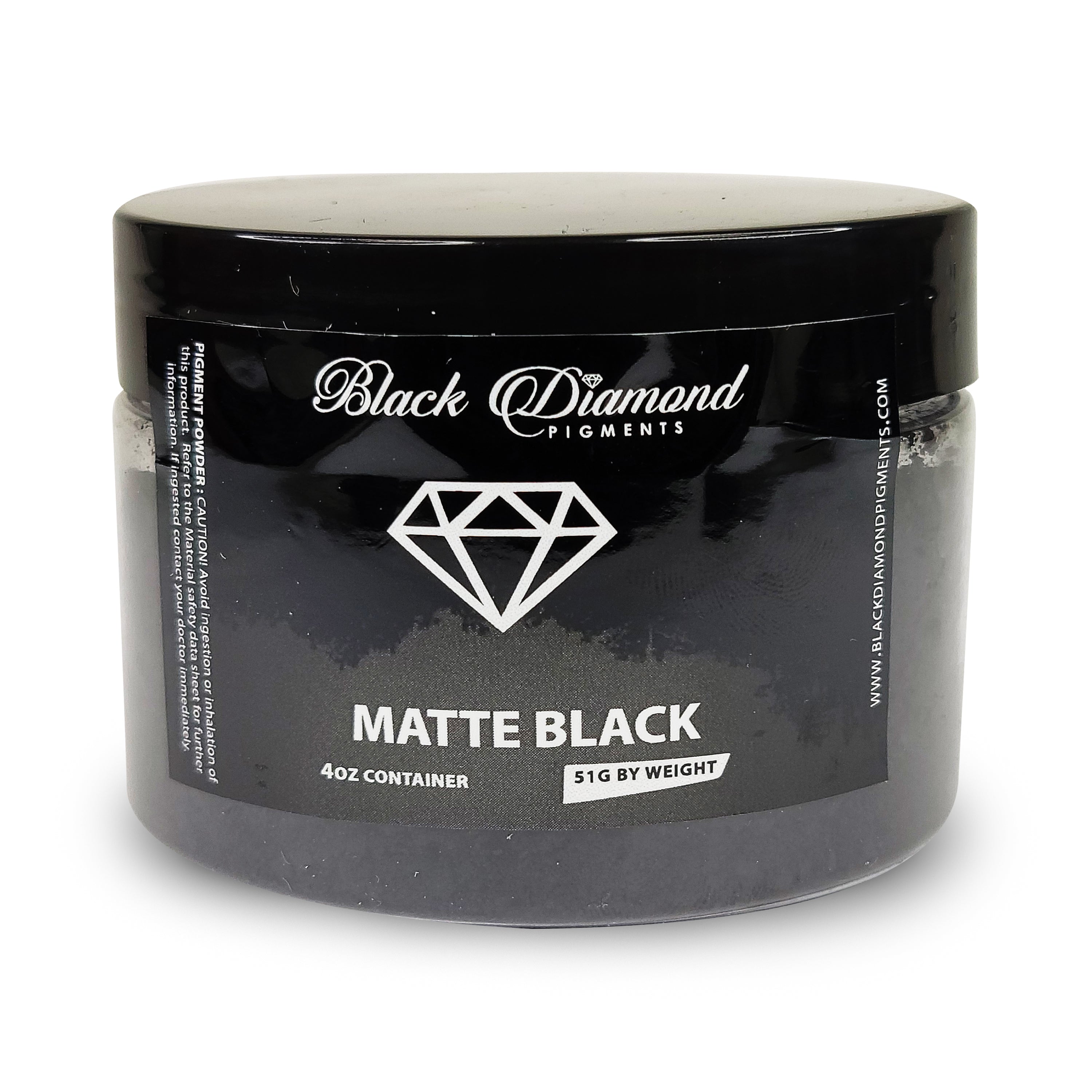 Matte Black - Professional grade mica powder pigment - The Epoxy Resin Store Embossing Powder #