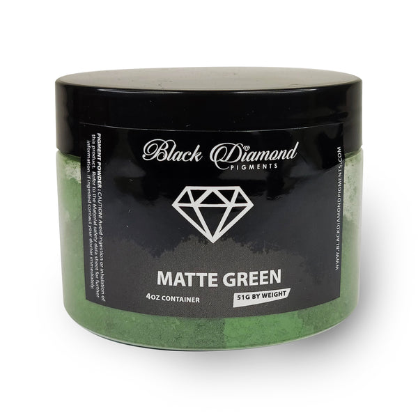 Matte Green - Professional grade mica powder pigment - The Epoxy Resin Store Embossing Powder #
