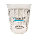 Clear Plastic 1 Quart Epoxy Resin Mixing Cups - Graduated Measurements in ML and OZ