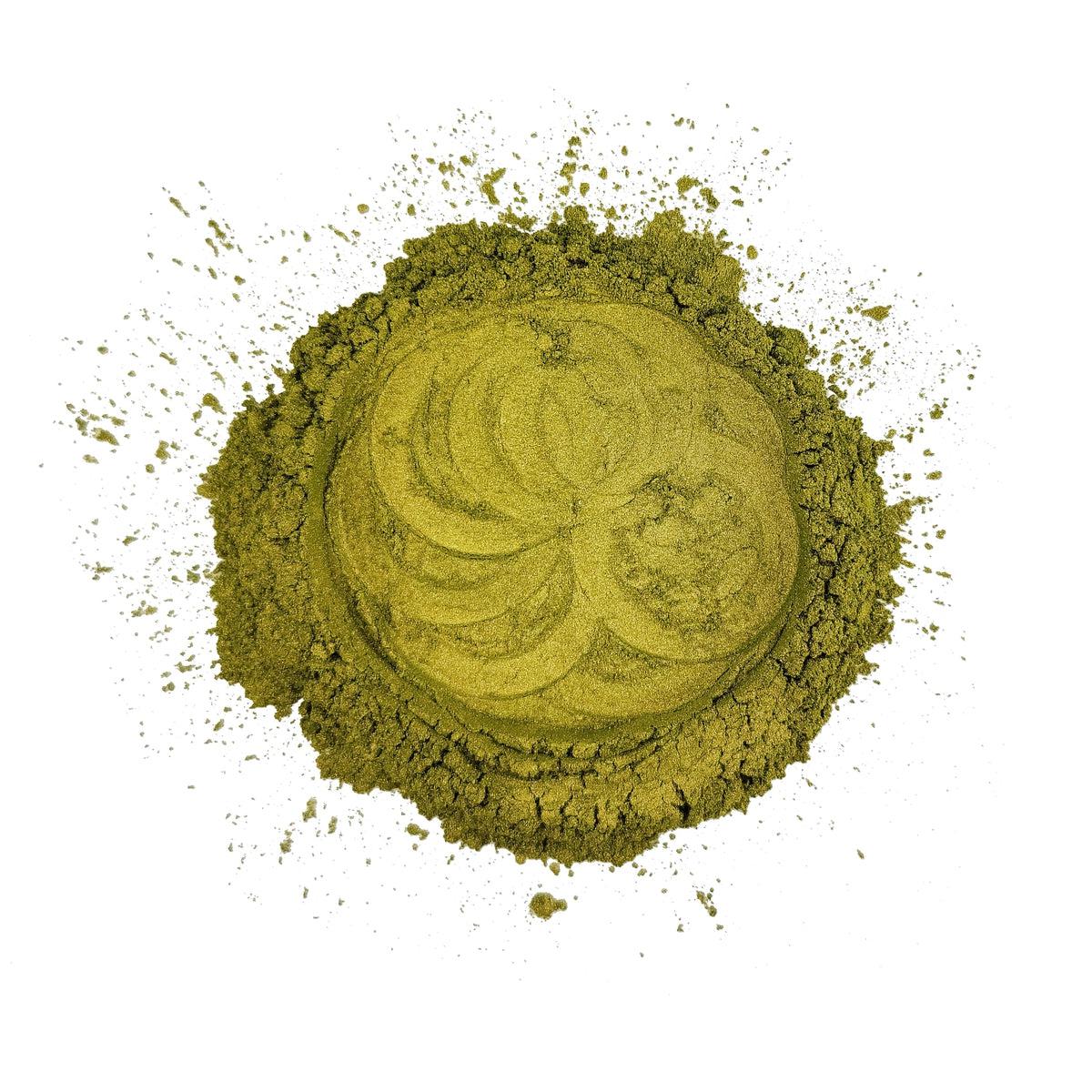 Olive Yellow - Professional grade mica powder pigment - The Epoxy Resin Store Embossing Powder #