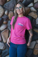 Epoxy Resin - Short Sleeve Shirt - Pink