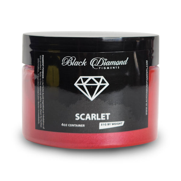 Scarlet - Professional grade mica powder pigment - The Epoxy Resin Store Embossing Powder #