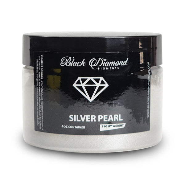 Silver Pearl - Professional grade mica powder pigment - The Epoxy Resin Store Embossing Powder #