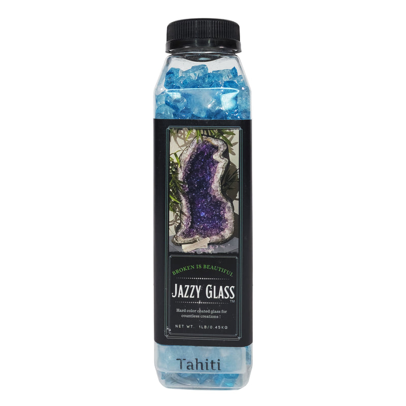 Jazzy Glass Hard Color Coated Glass Tahiti