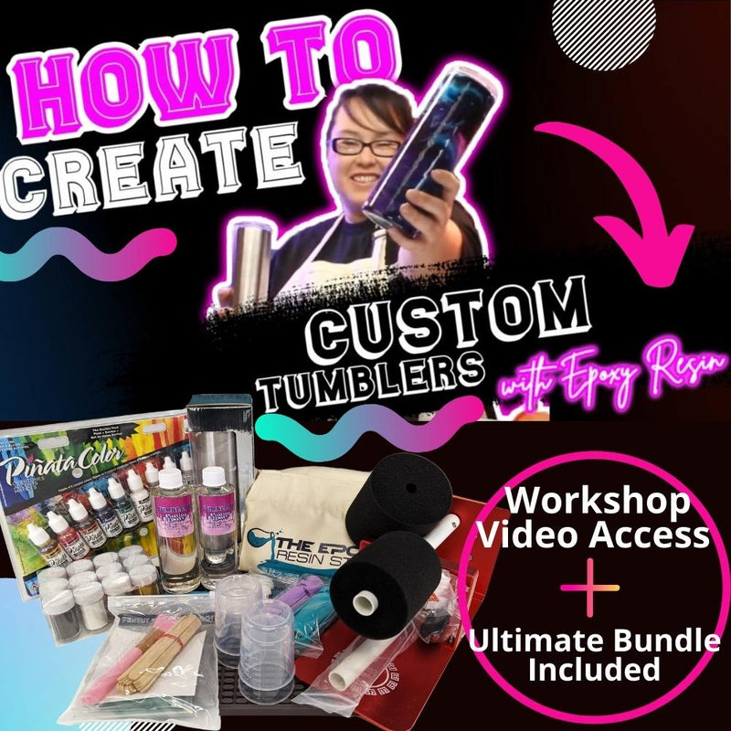 Ultimate Tumbler Bundler Epoxy Resin Kit + Video Workshop