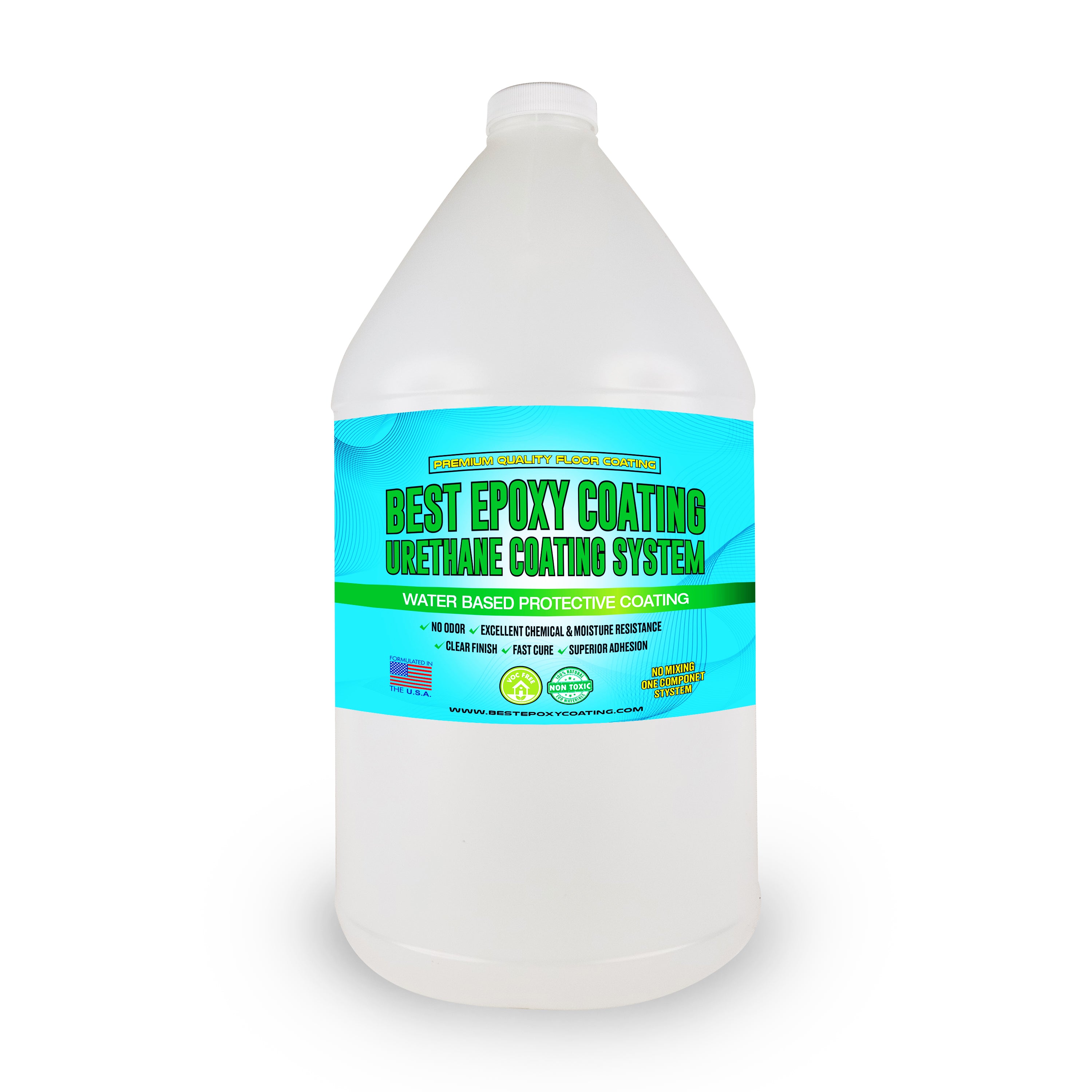 High Performance Water Based Urethane - No mixing required Easily Appl ...