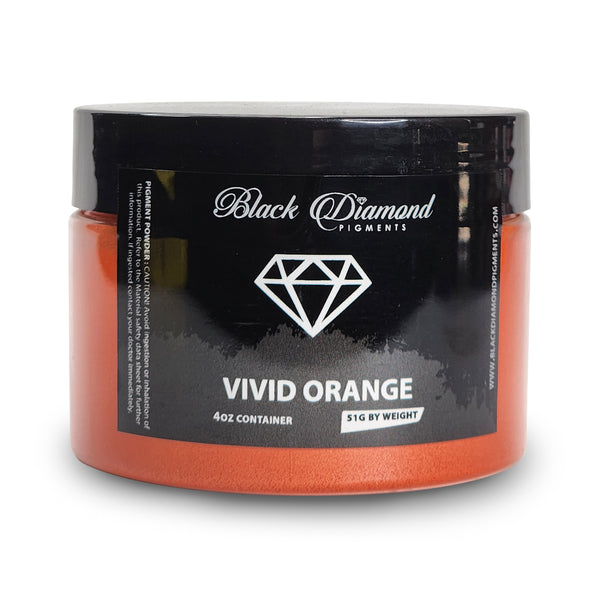 Vivid Orange - Professional grade mica powder pigment - The Epoxy Resin Store Embossing Powder #