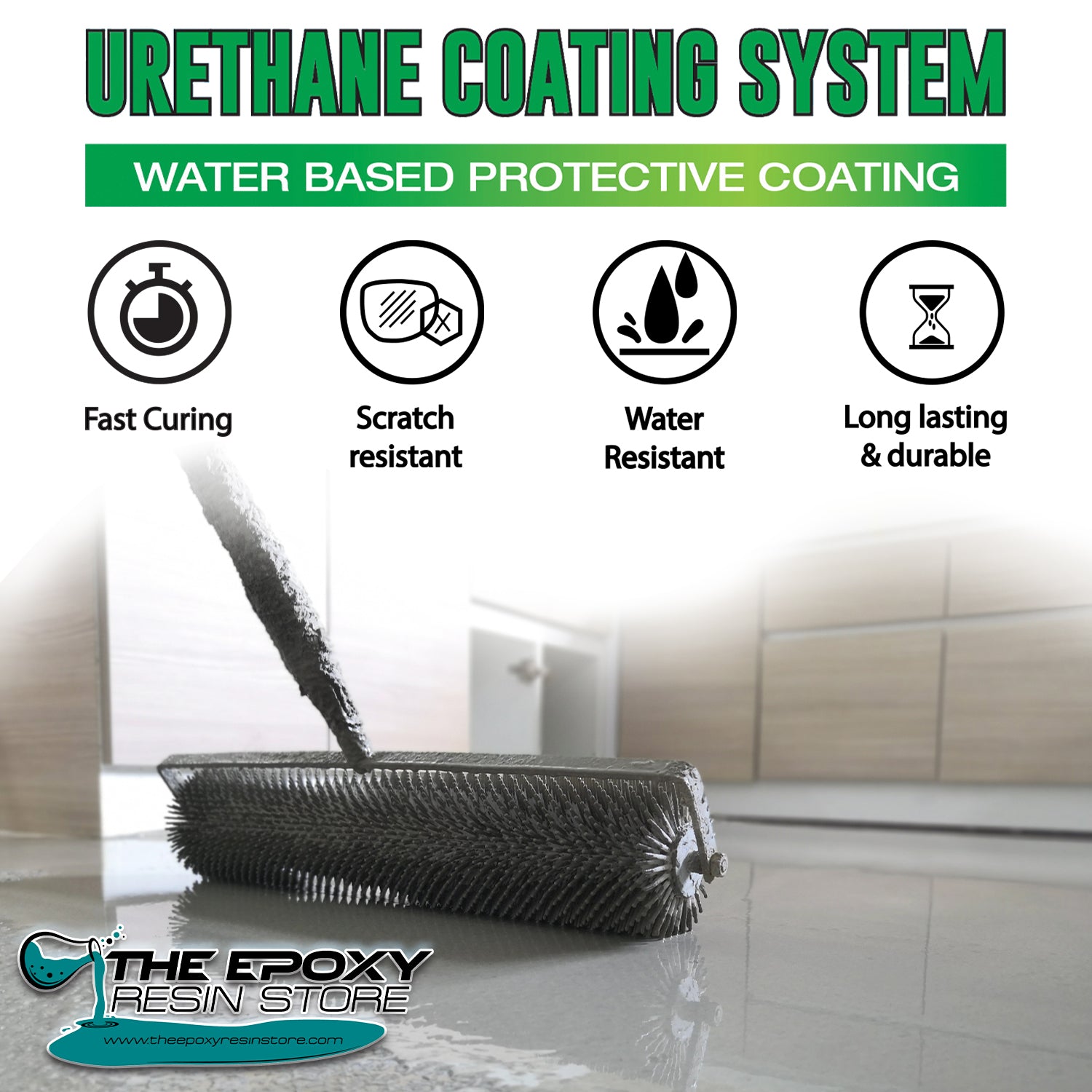 Water based One Component Urethane - No mixing required - The Epoxy Resin Store  #