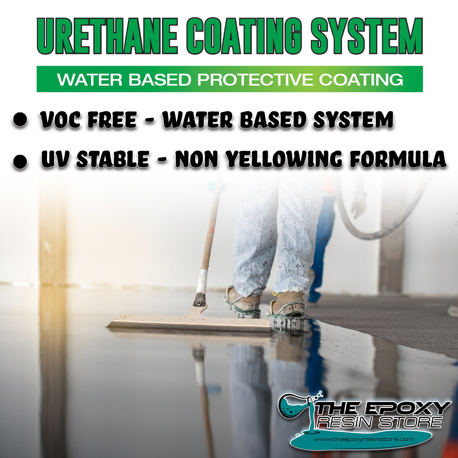 Water based One Component Urethane - No mixing required - The Epoxy Resin Store  #